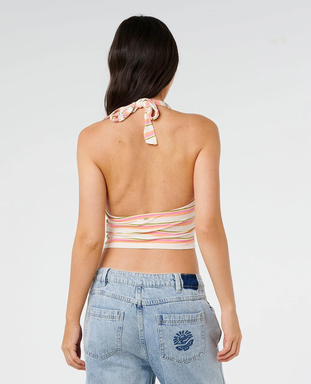 Rip Curl Topanga Canyon Rib Halter Top back view