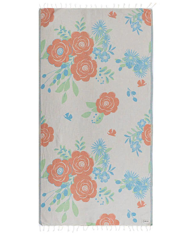 Sand Cloud Botanical Beach Towel full view