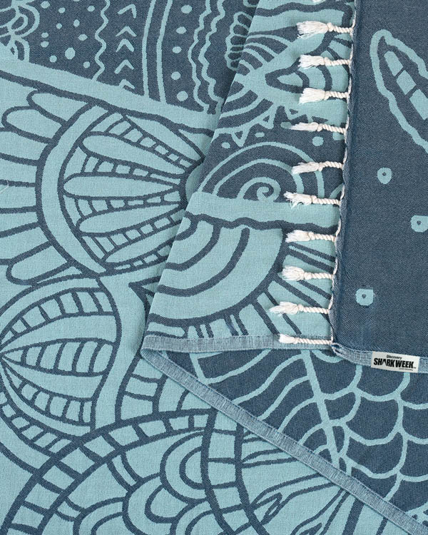 Sand Cloud whale shark artwork detail close-up