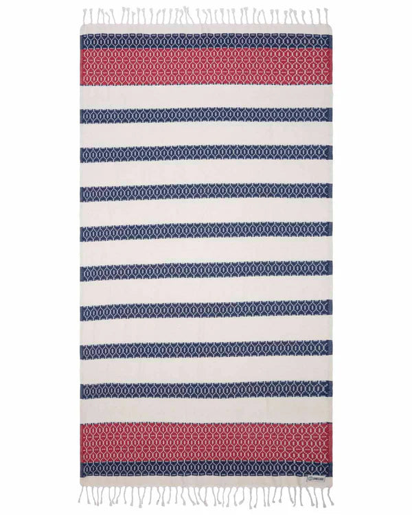 Sand Cloud Patriot Stripe Beach Towel full view