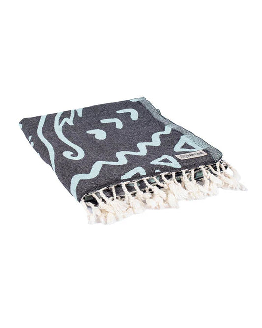 Sand Cloud Raj the Lion Beach Towel folded view