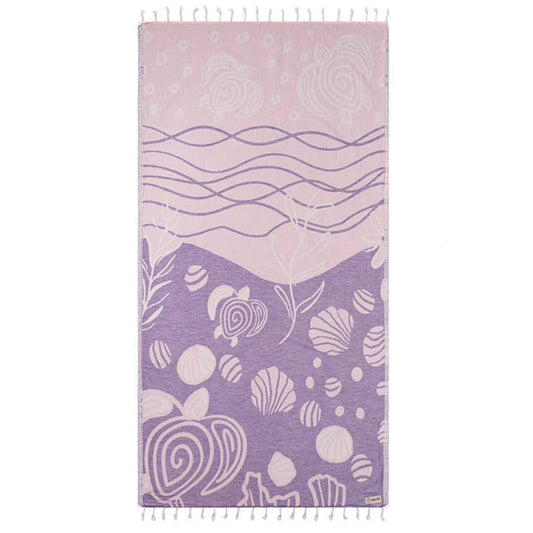 Sand Cloud Tide Pool Beach Towel full view