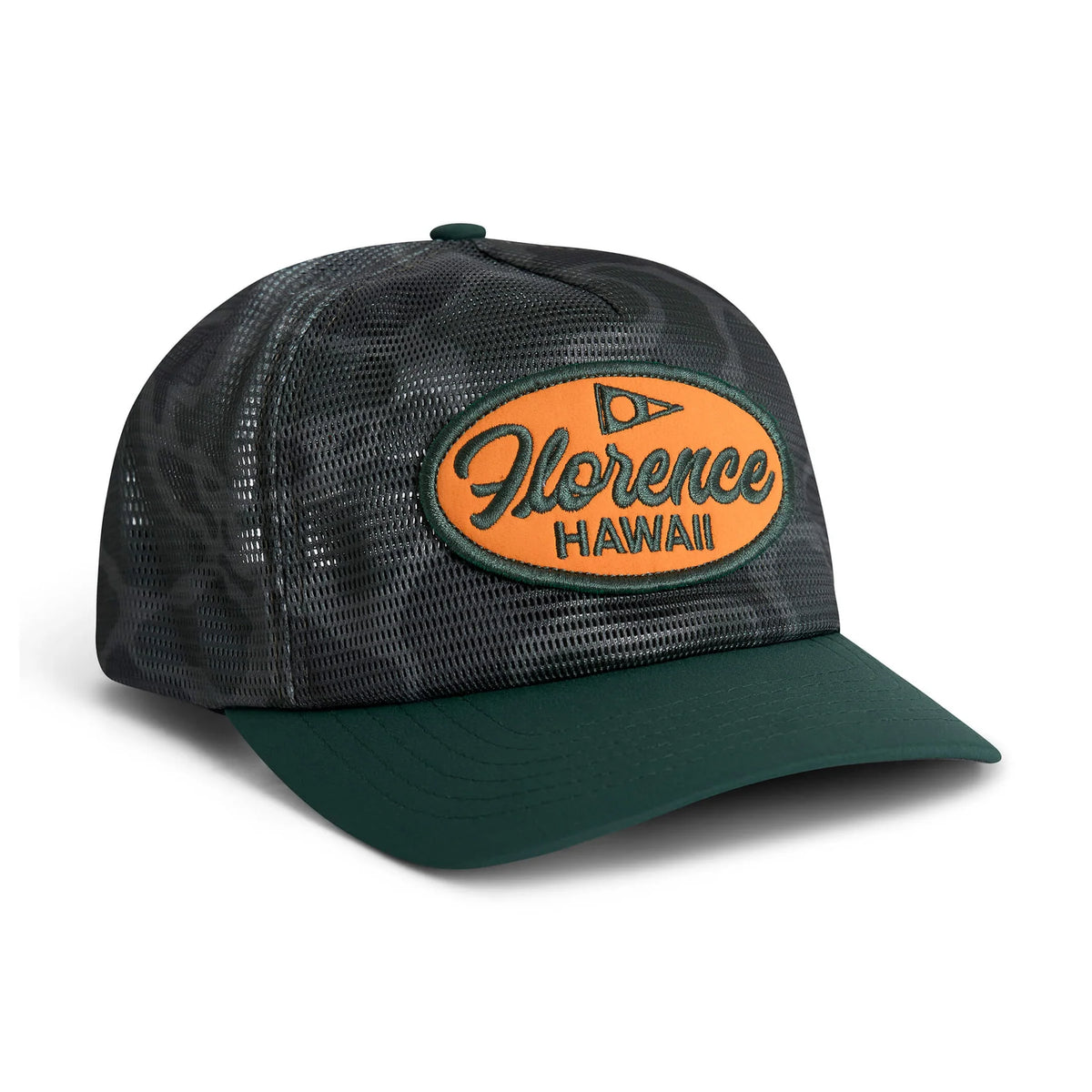Florence Marine X Hawaii Mesh Trucker front view