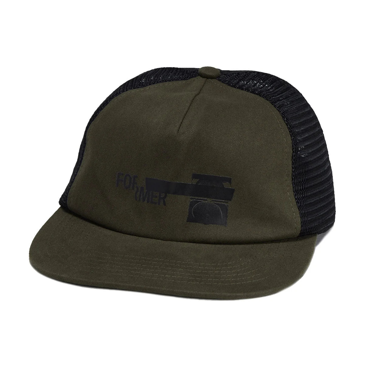 Former Tape Crux graphic and trucker mesh detail