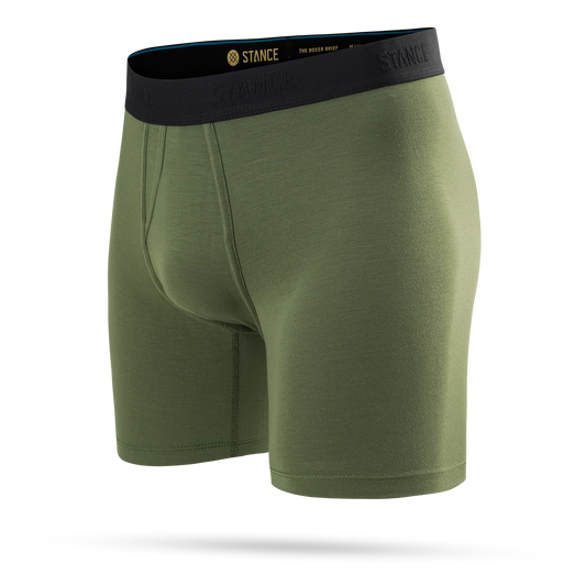 Stance Green Boxer Briefs front view