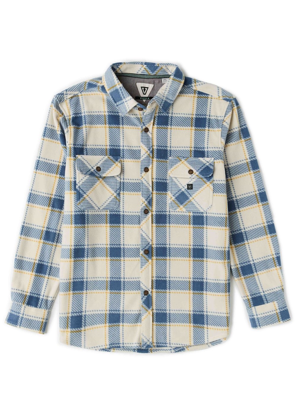 Vissla Eco-Zy Polar Flannel - Bone