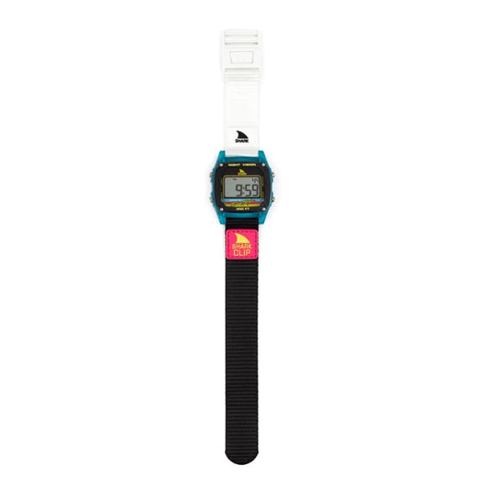 Freestyle Shark Classic Clip Glow 45th Anniversary watch angled view
