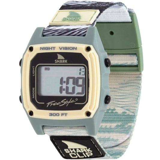 Freestyle Shark Clip Luke the Gray Watch angled view