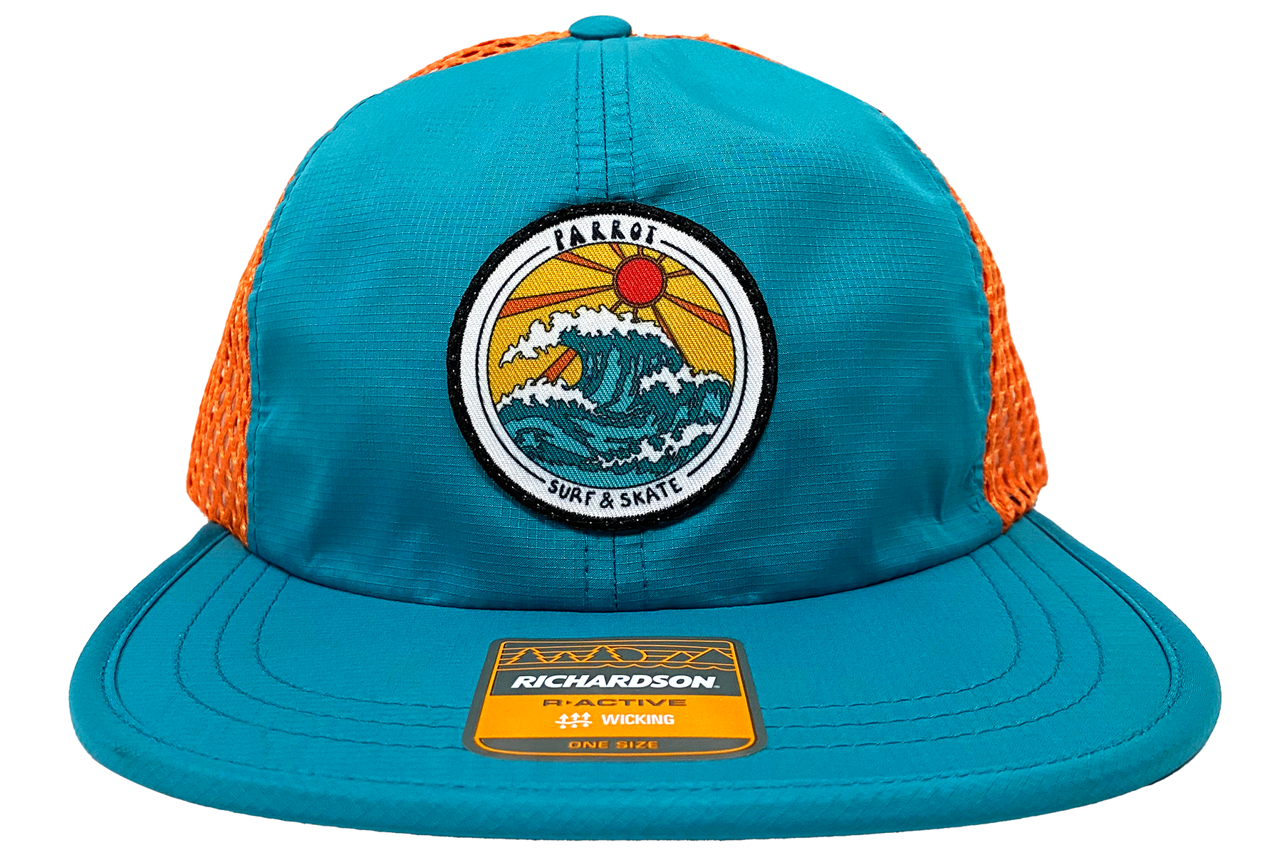 PSS 935 Wave Hat TEAL/ORG
