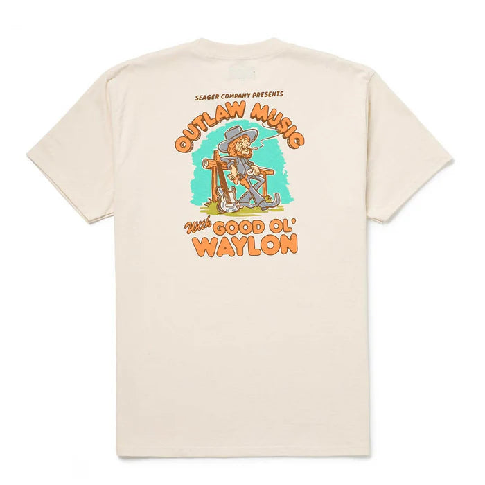 Camiseta de forajido de Waylon Jennings