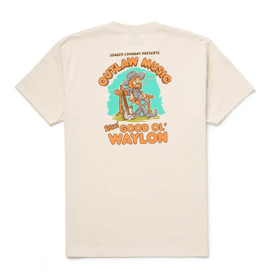 Camiseta Waylon Jennings Outlaw