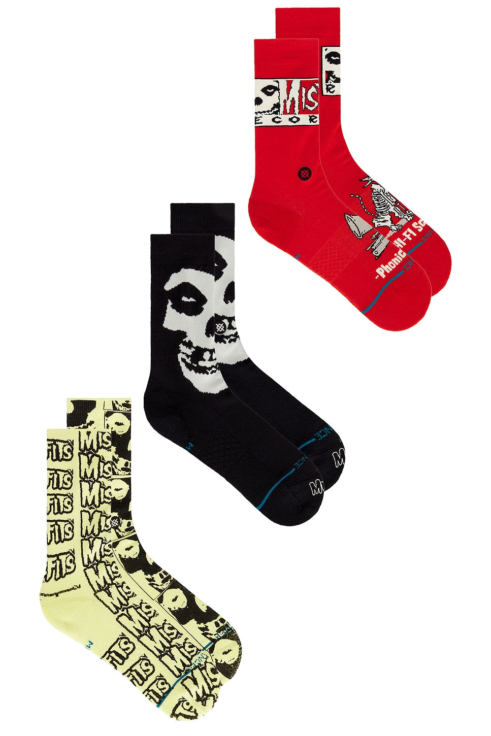 Stance Misfits Socks Box Set – Black Crew Socks Box Set for Men & Women