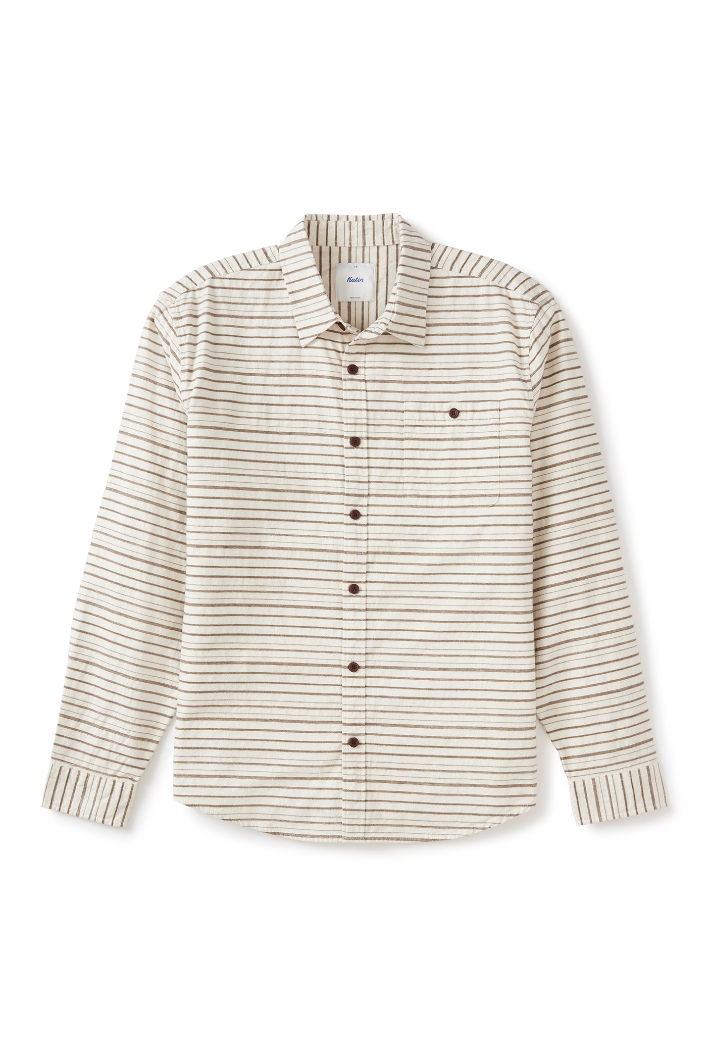Katin Derek flannel button-up shirt with chest pocket