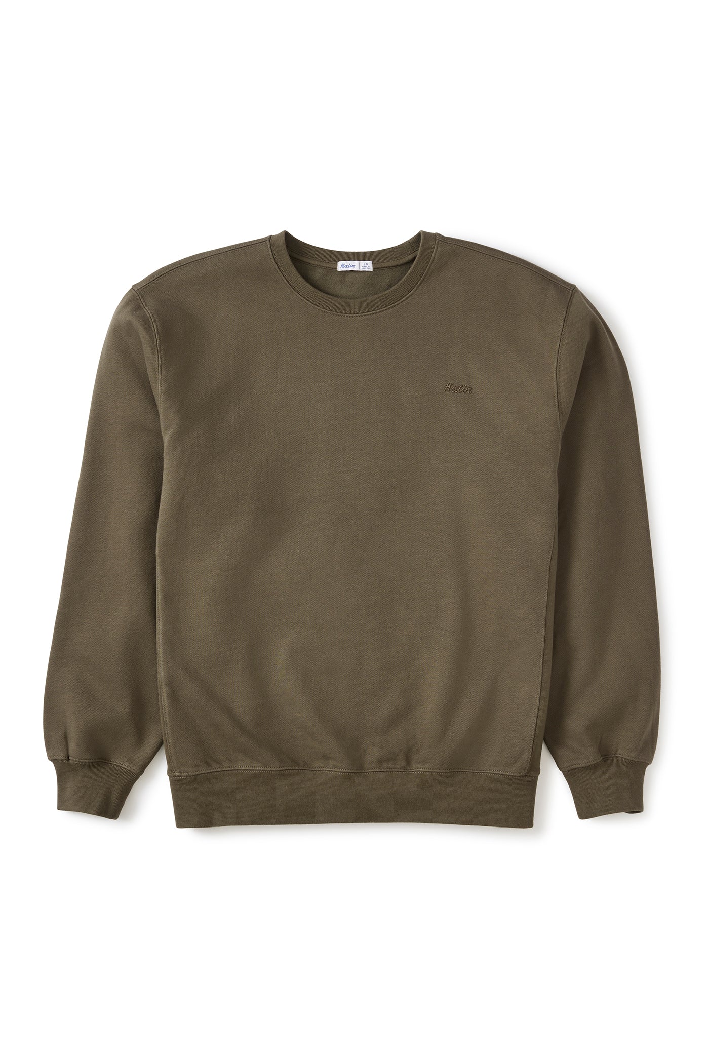 Emb Crew Fleece Sweater