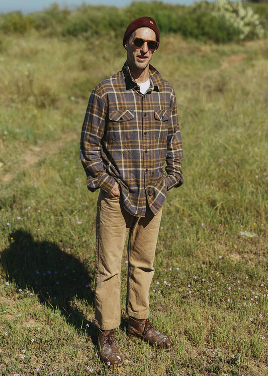 Vissla Coast Lightweight Eco Flannel - Phantom
