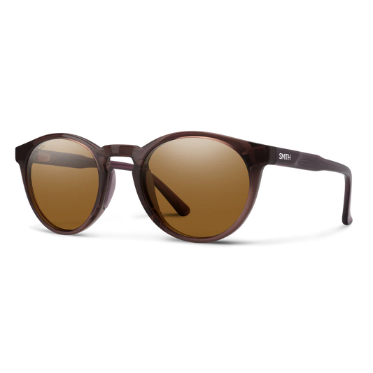 Westward Chromapop sunglasses in matte brown with brown polarized lenses offered by Smith