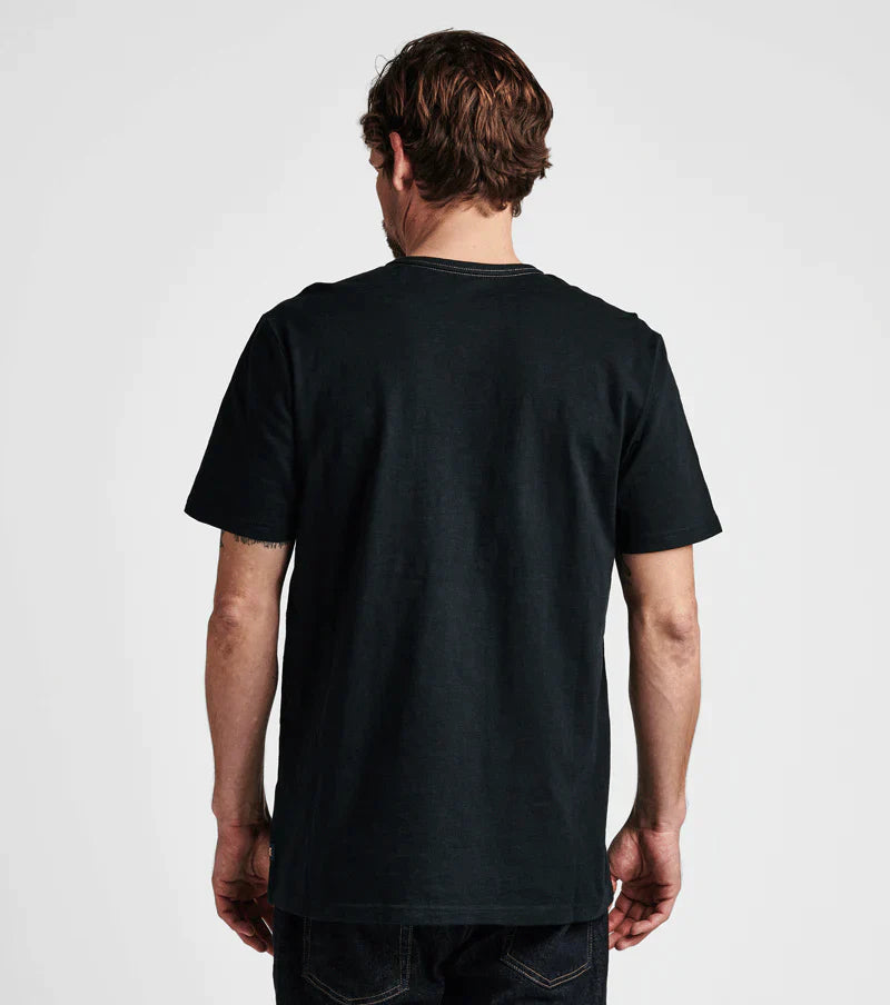 Camiseta de gramatura média com efeito "used"