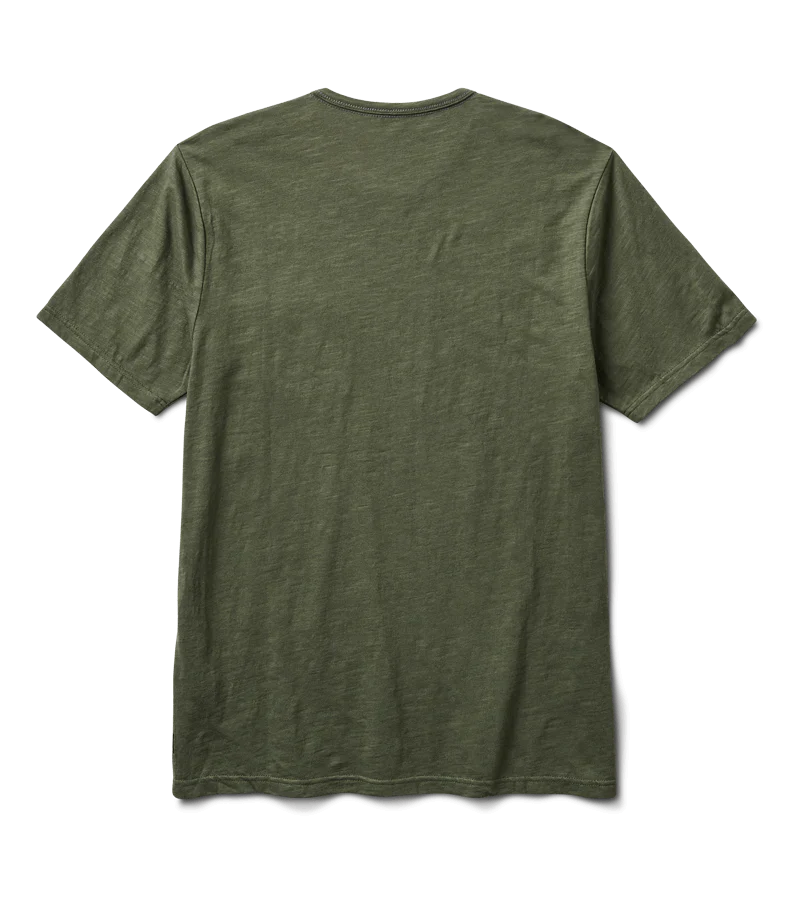 Camiseta de gramatura média com efeito "used"